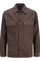 Camisa Melange Chocolate Brown