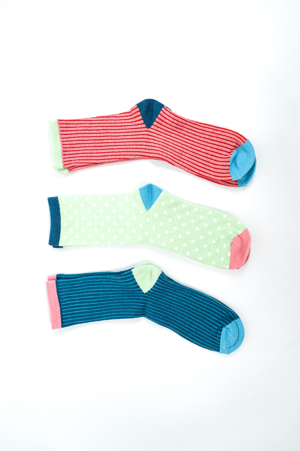 Medias Crew Toast, Pack X 3 Color Unico