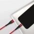 Cable Cargador Micro Usb Malla Super Reforzado Treqa 1 Metro Variante Color Rojo