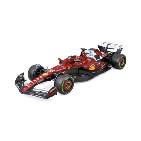 Auto Bburago Formula 1 Ferrari Con Soporte Escala 1:18 Charles Leclerc
