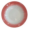 PLATO HONDO CON DISEÑO ESPIRALES ROJOS - BG PLATO HONDO CON DISEÑO ESPIRALES ROJOS - BG