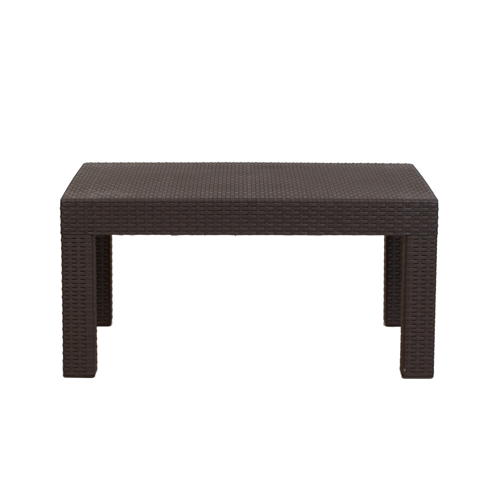 SET LIVING EXTERIOR POLIPROPILENO MARRON TURIM