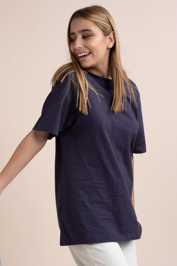Camiseta larga Gris Plomo