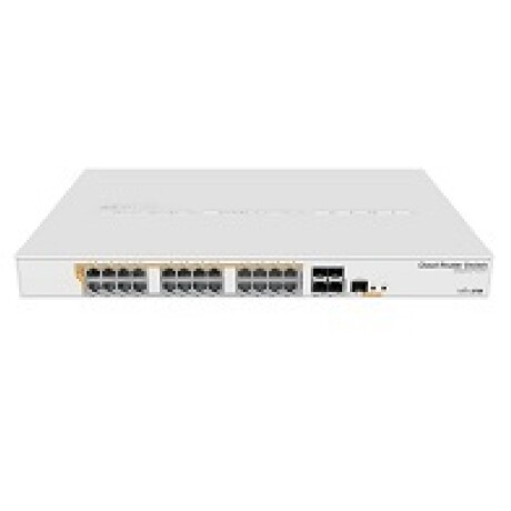 MikroTik Cloud Router Switch CRS328-24P-4S+RM - Conmutador - L3 - Gestionado - 24 x 10/100/1000 (PoE) + 4 x 10 Gigabit SFP+ - mo MikroTik Cloud Router Switch CRS328-24P-4S+RM - Conmutador - L3 - Gestionado - 24 x 10/100/1000 (PoE) + 4 x 10 Gigabit SFP+ - mo