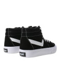 Botas de Mujer PONY Casual Lona Negro - Blanco