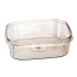 Contenedor acrílico rectangular cierre hermético 850ML Contenedor Acrílico Rectangular Cierre Hermético 850ml