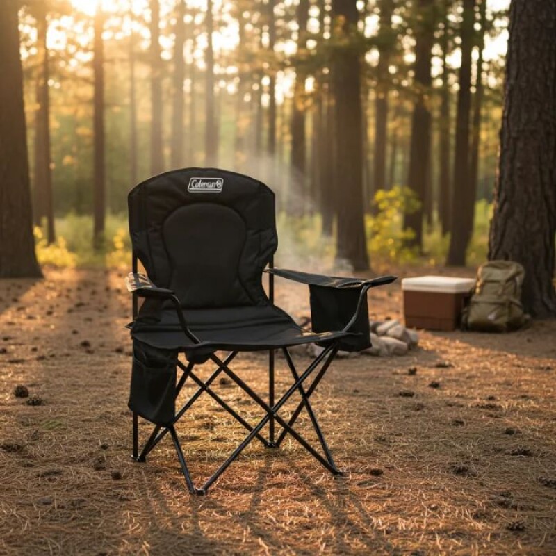 Silla Plegable Coleman Extra Grande Negro