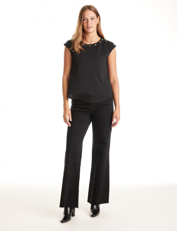 Blusa Tachas NEGRO