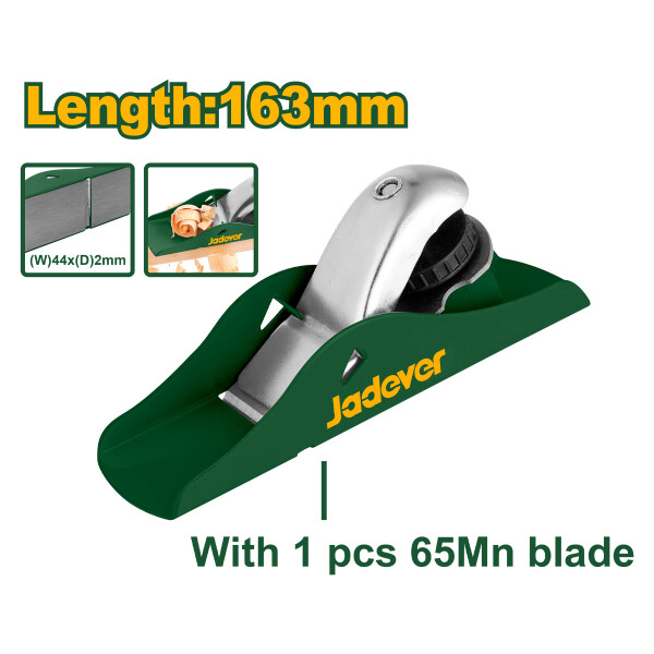 Cepillo de Carpintero Manual 163MM Jadever Cepillo de Carpintero Manual 163MM Jadever
