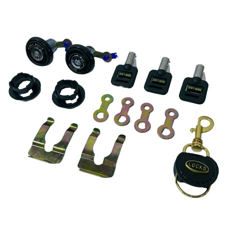 CERRADURAS Y PARTES - KIT 2 CILINDROS DE PUERTA UNIVERSAL CON LLAVE - CERRADURAS Y PARTES - KIT 2 CILINDROS DE PUERTA UNIVERSAL CON LLAVE -