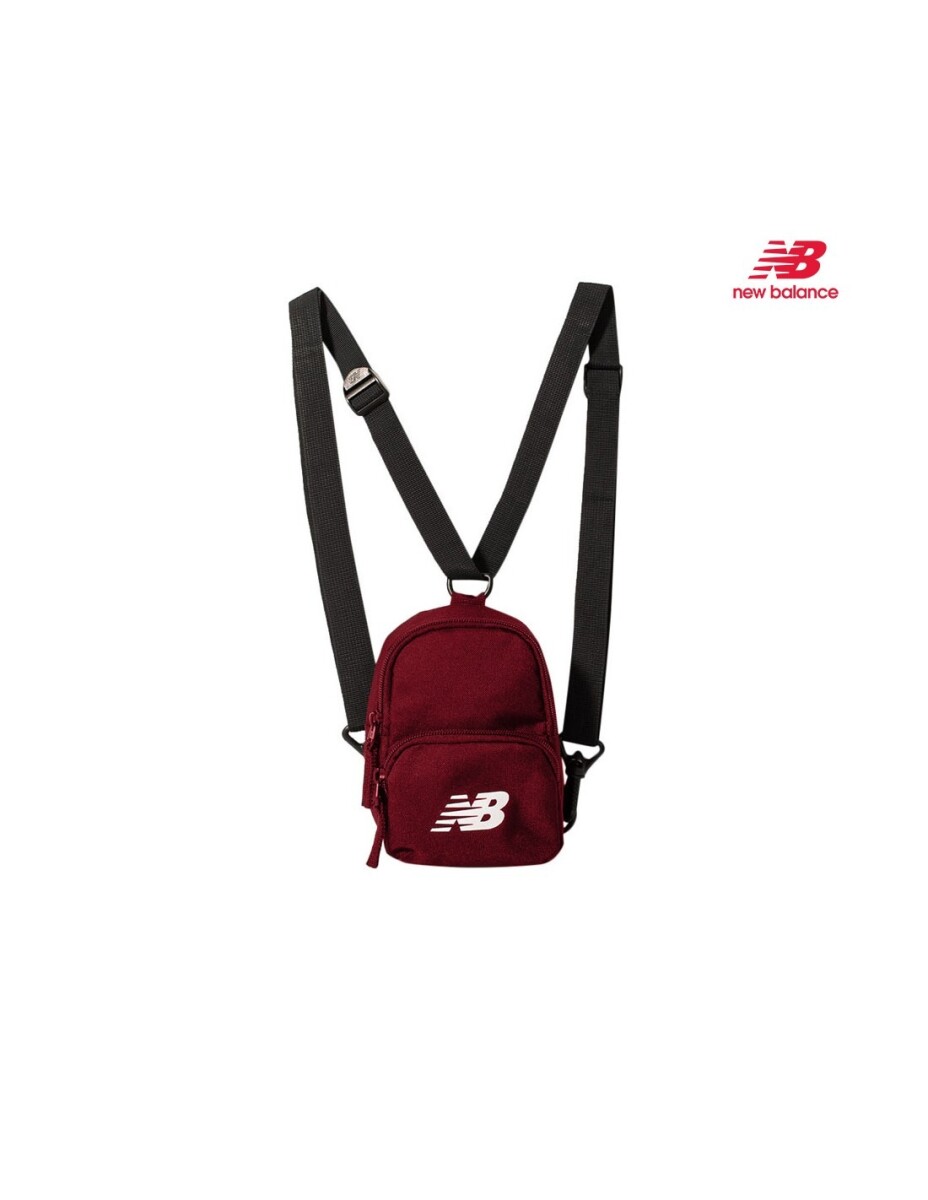 Cartera New Balance Bandolera Micro Shoulder New Balance - Bordó - Blanco 