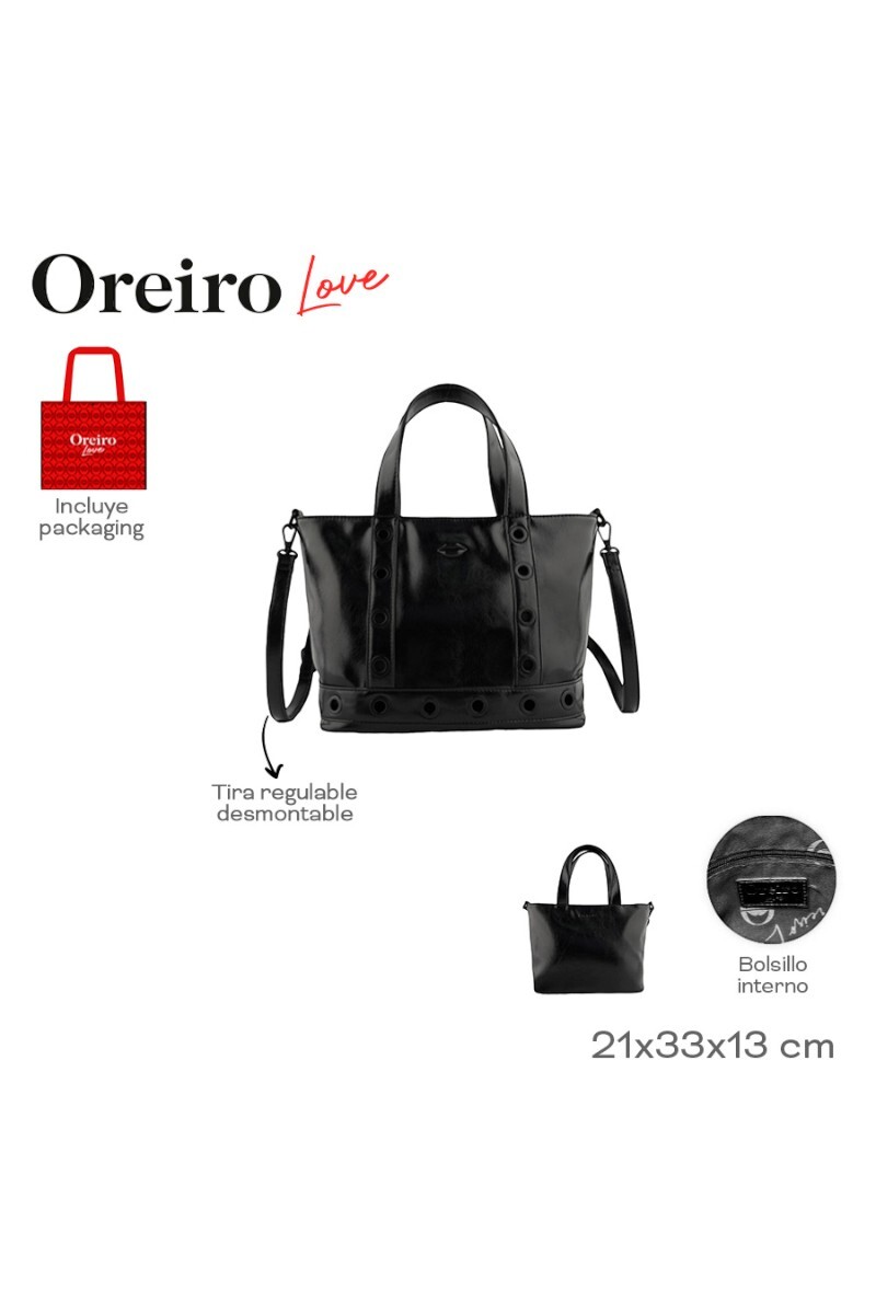 Cartera Las Oreiro Negro