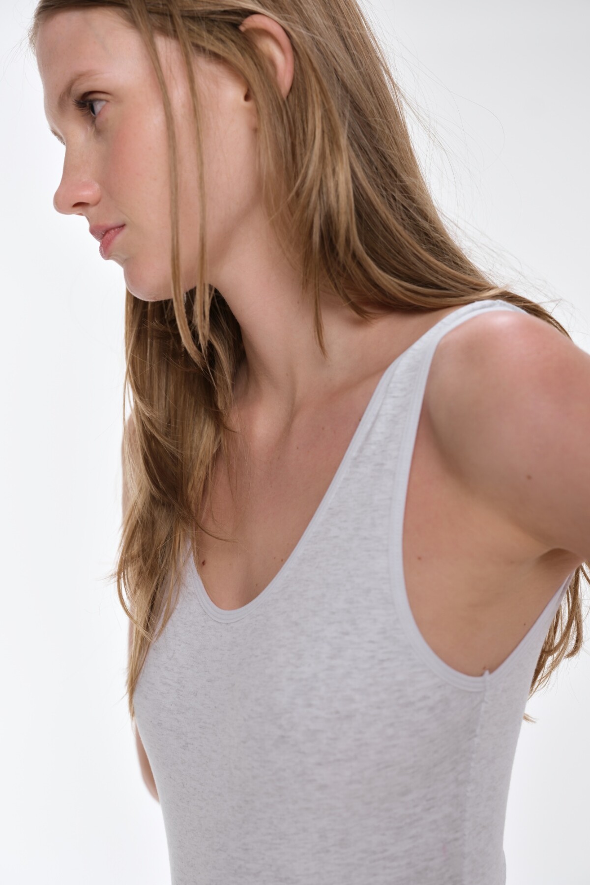 Body cotton club Gris Melange