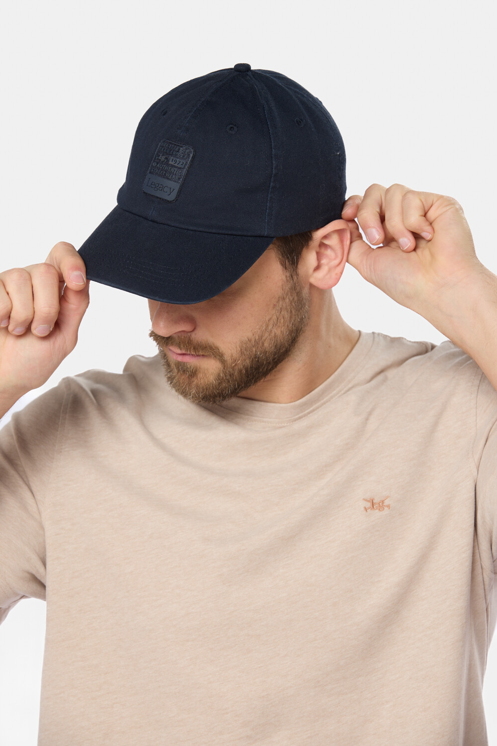 GORRO VISERA DE LONA Azul