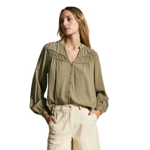 CAMISA LILO S-XXL VERDE GRIS