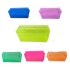 Cartuchera Rectangular Transparente Colores Fluo 19x8x6cm Cartuchera Rectangular Transparente Colores Fluo 19x8x6cm