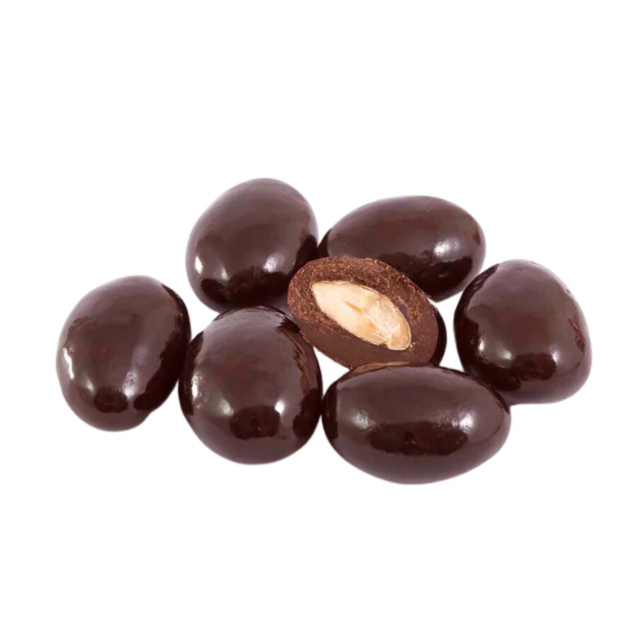 Almendras con chocolate semi amargo sin azúcar 100g Almendras con chocolate semi amargo sin azúcar 100g