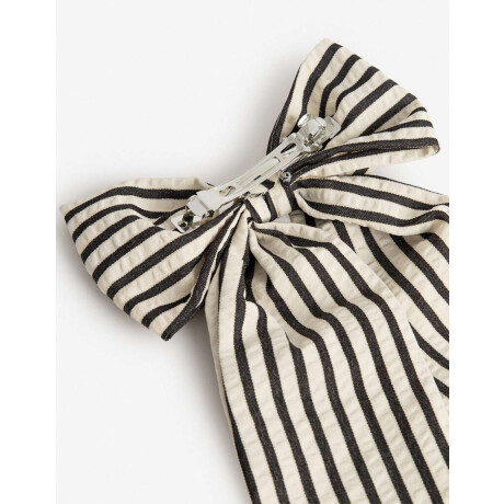 Moño Textil Estampado Estampado Rayas