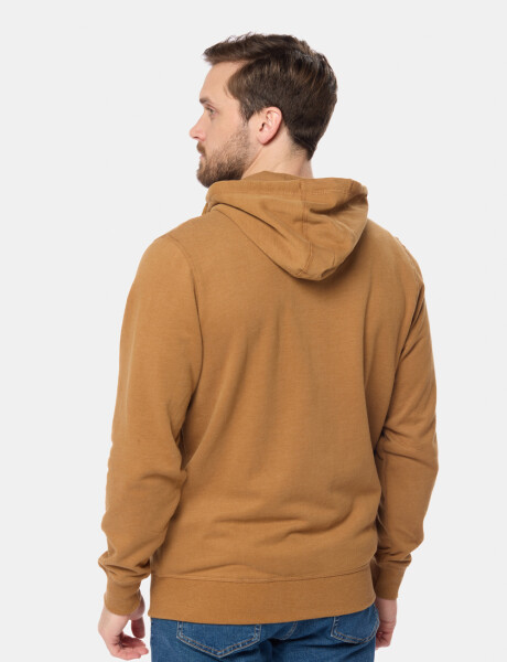 CANGURO CON CIERRE Y CAPUCHA Beige