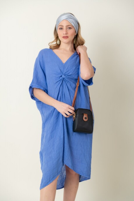 VESTIDO FIORALBA Baby blue