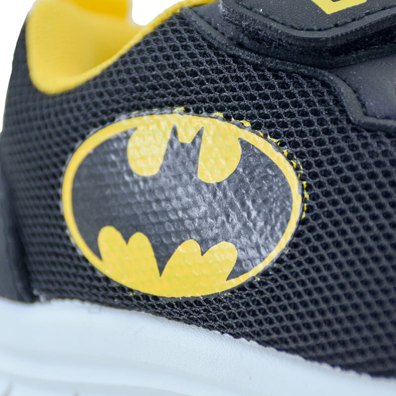 Championes DC Batman Casual de Niños - BAICFW24705 Negro-amarillo