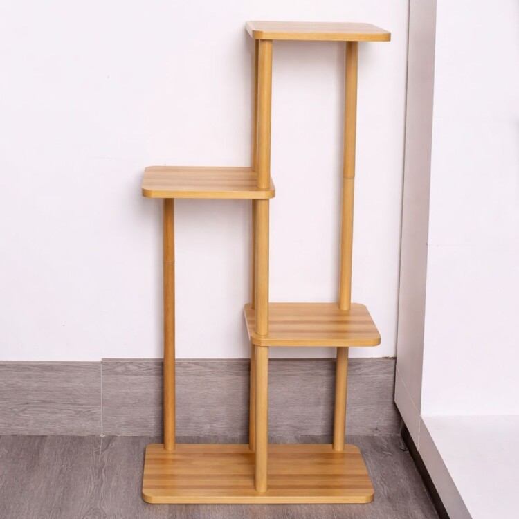 SOPORTE PORTA MACETAS DE MADERA CUADRADO 3 NIVELES SOPORTE PORTA MACETAS DE MADERA CUADRADO 3 NIVELES