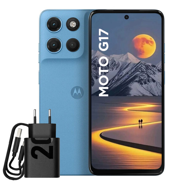 Motorola G17 12gb (4gb + 8gb) Ram 256gb 4g CELESTE