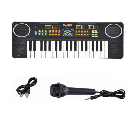 Juguete Piano Musical Con Micrófono