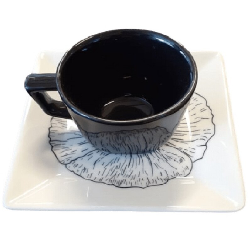 Taza con platito 75ml. Taza con platito 75ml.