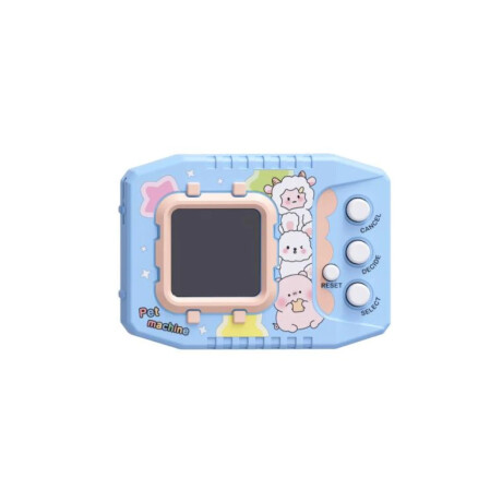 Tamagotchi colgante celeste