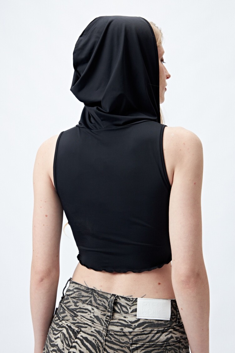 TOP ARIANA Negro
