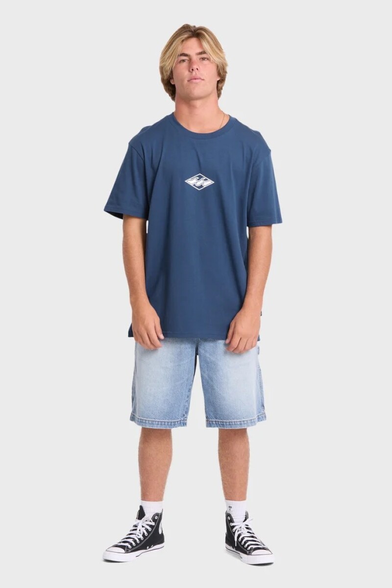 REMERA MAINSTAY PREMIUM SS A-azul
