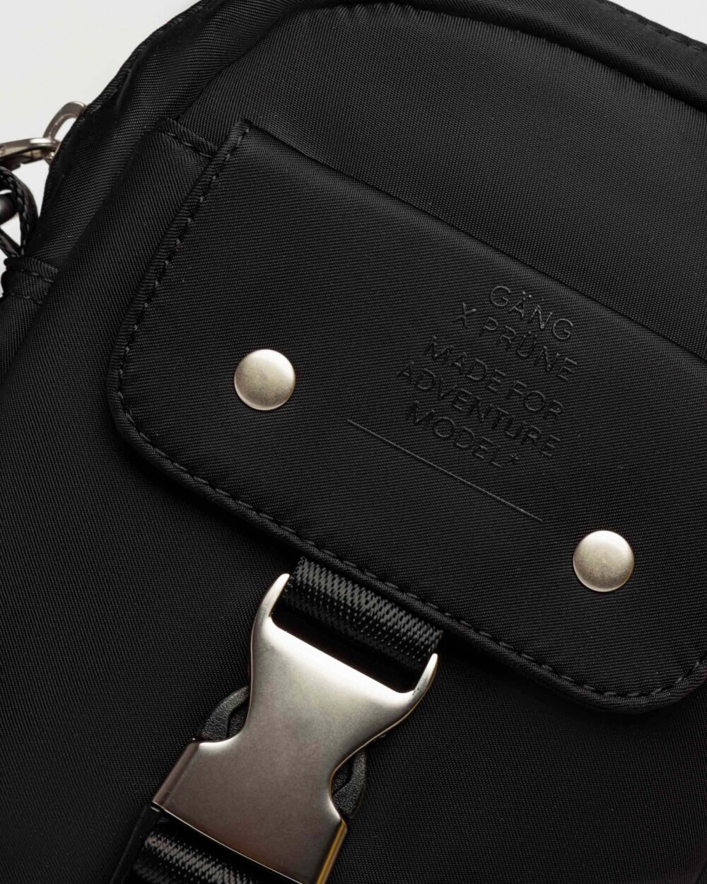 Mini Bag Gang Nylon Negro Negro