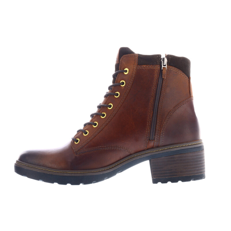 Botas de Mujer Freeway Casual Marrón Caoba (Cuero Graso)