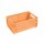 Caja Organizadora Desarmable Pequeña Apilable Naranja Claro