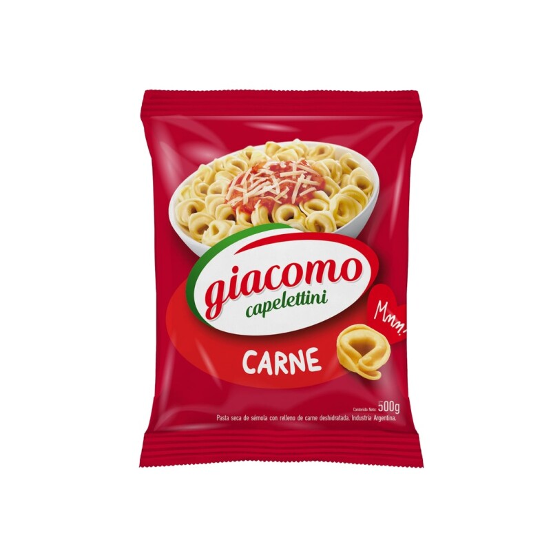 GIACOMO CAPELETTINI CARNE 500 GRS Giacomo Capelettini Carne 500 Grs