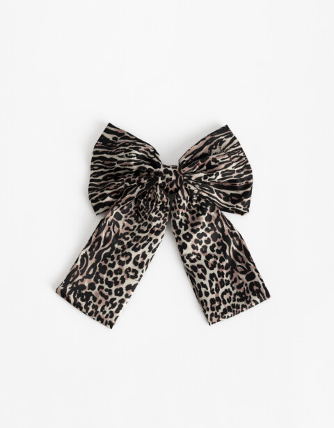 Hebillas Francesas Moño Hebilla Francesa Moño Animal Print - Estampado Animal Print