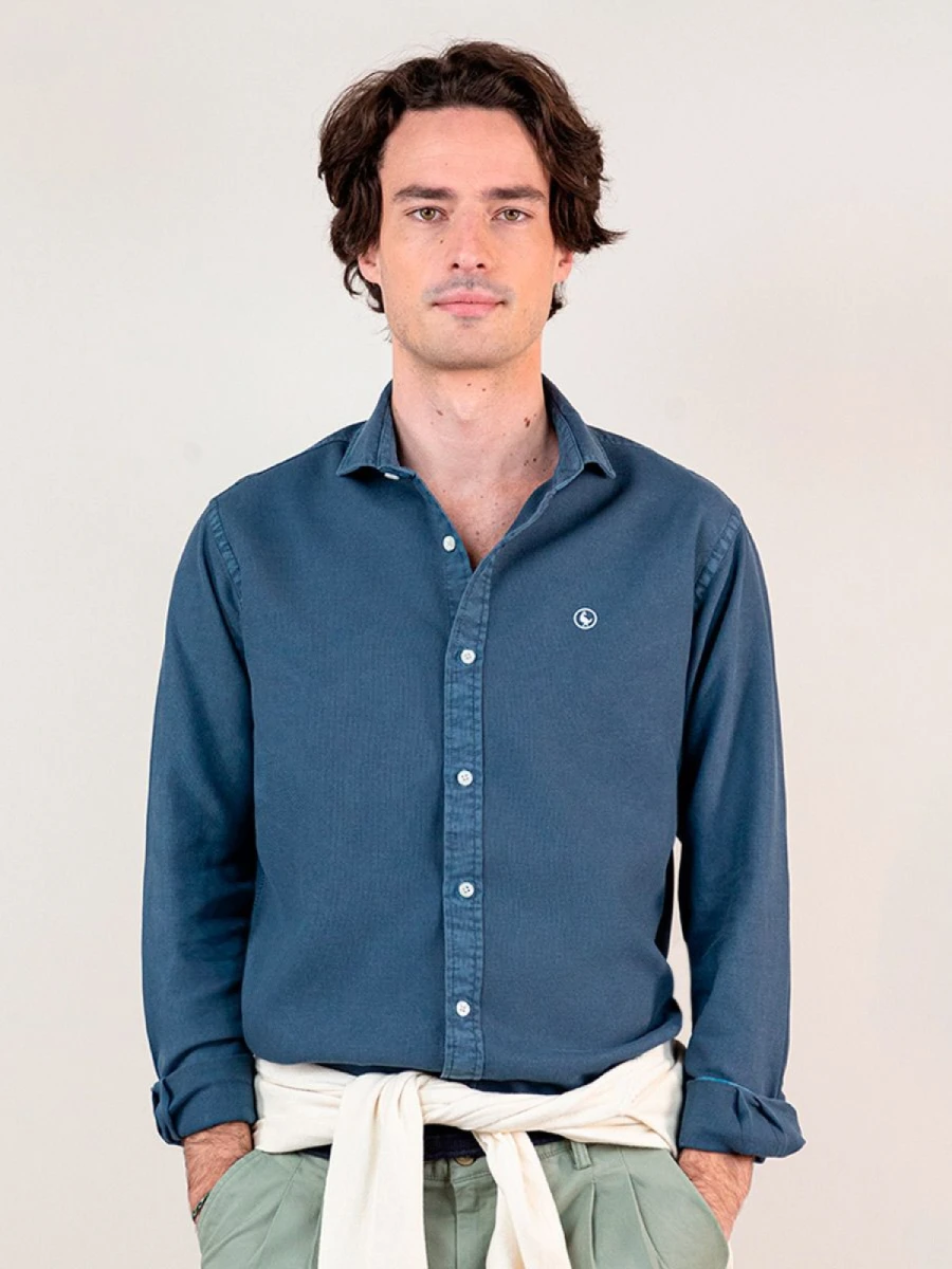 Camisa Estructura El Ganso - Marino 