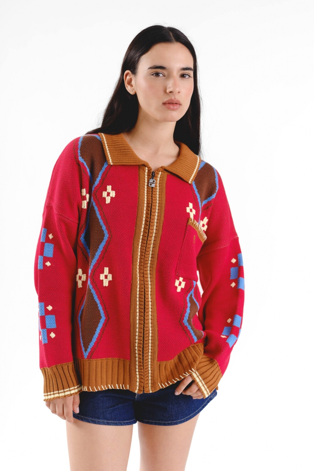 Campera Confeti Rojo