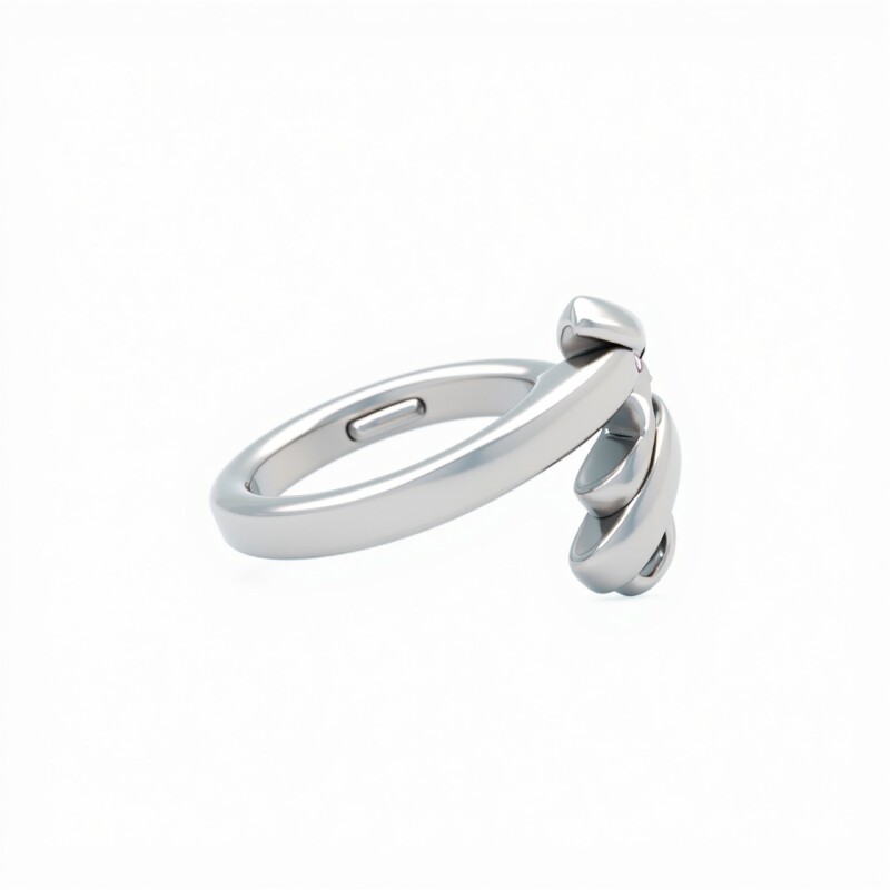 Anillo Flecha-Plata 925 Inflada-Sin Piedra-AN3029 sinpiedra