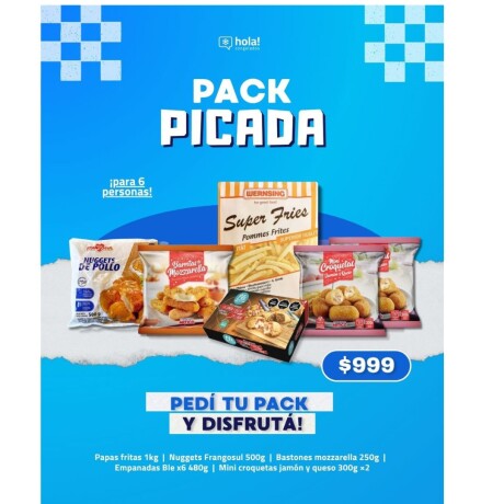 PACK PICADA PARA 6 PERSONAS PACK PICADA PARA 6 PERSONAS