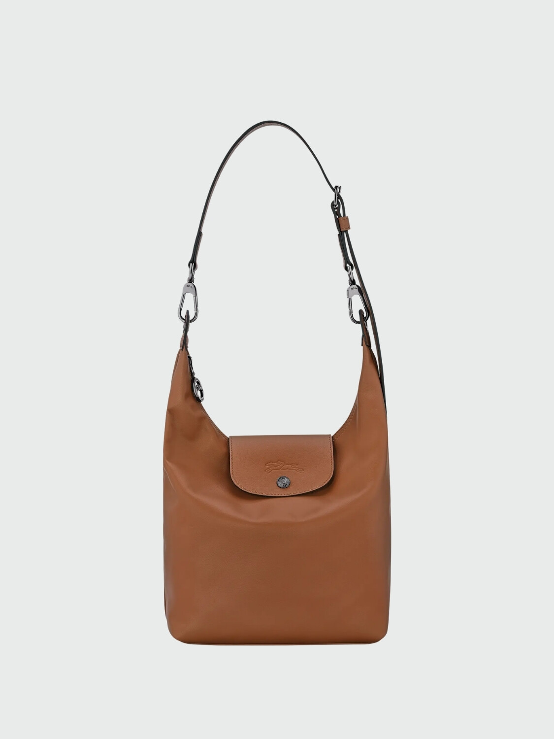 Longchamp - Cartera de cuero, le Pliage Xtra Marrón