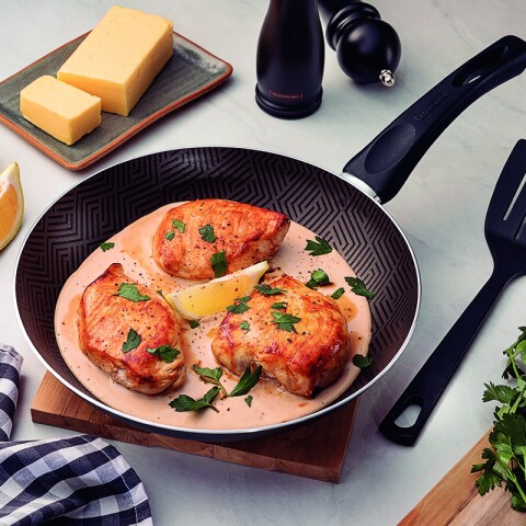 Sartén con espátula modelo "PARIS", Ø30cm -TRAMONTINA TR5616