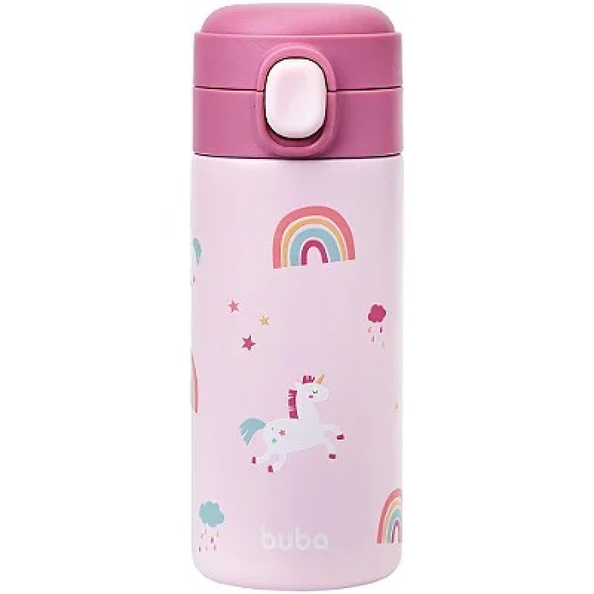 Vaso termico BUBA Magic sorbito - unicornio rosa 
