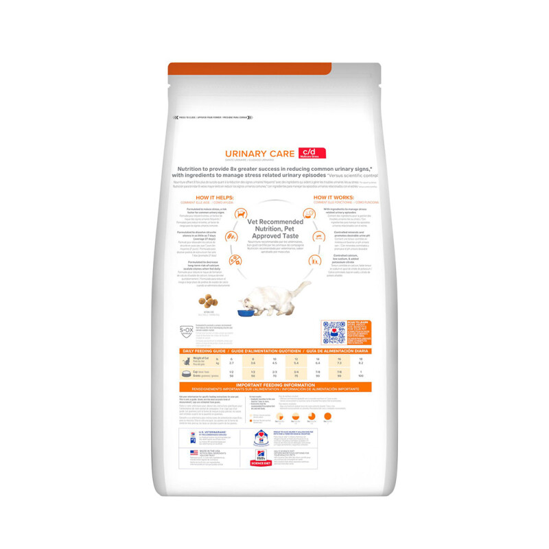 Hill´s Prescription Diet Feline c/d multicare stress 1,8 kgs Hill´s Prescription Diet Feline c/d multicare stress 1,8 kgs