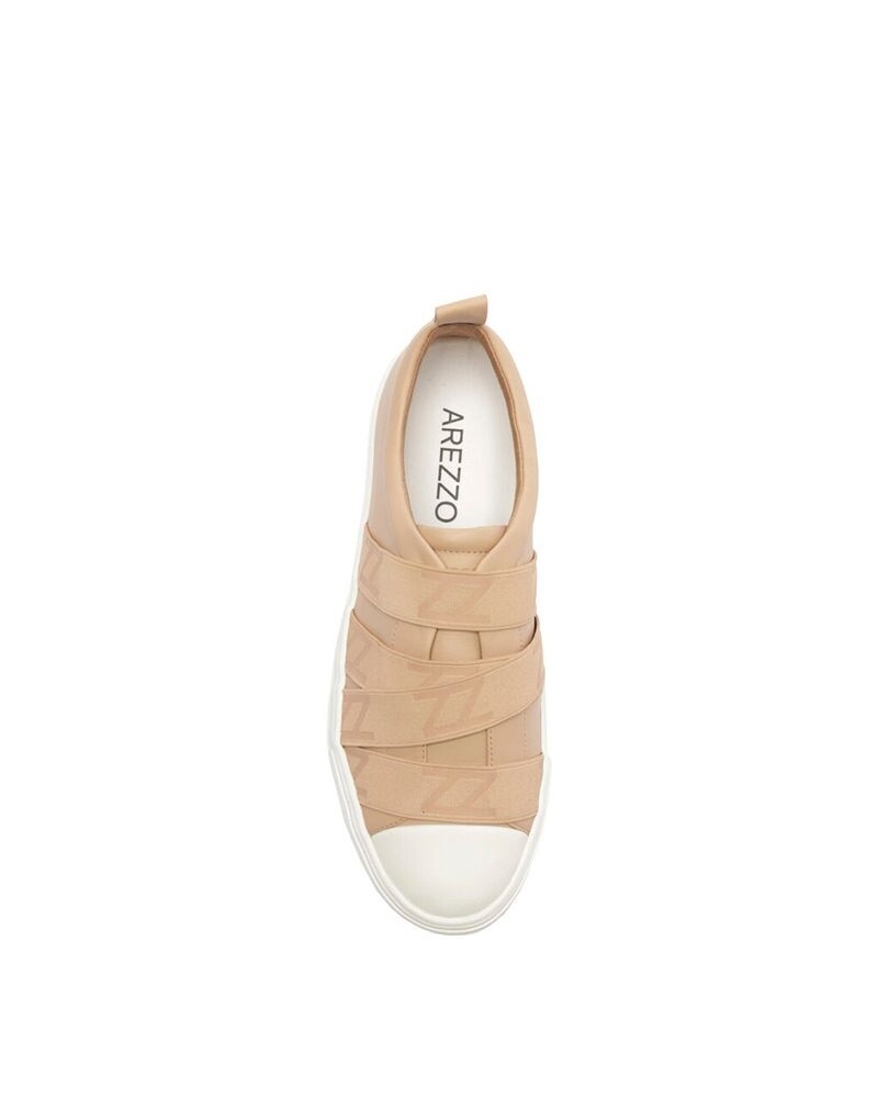 Champion Beige Suela Blanca Con Elastico U