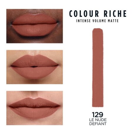 L'Oreal Labial en Barra Volume Matte Nudes N°129 Le Nude Defiant