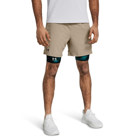 UA Vanish Woven 6in Shorts-RED BRN-203