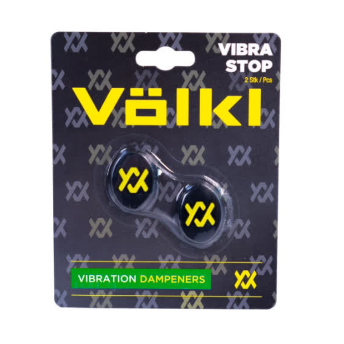 Antivibrador Volkl VibraStop Pack x2 - Negro/ Amarillo 