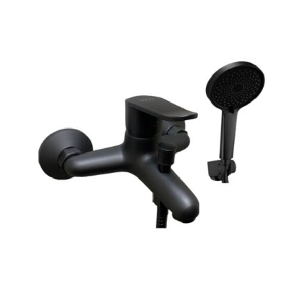 MONOCOMANDO BAÑERA WICO CON TRANSFERENCIA NEGRO 35MM Monocomando Bañera Wico Con Transferencia Negro 35mm